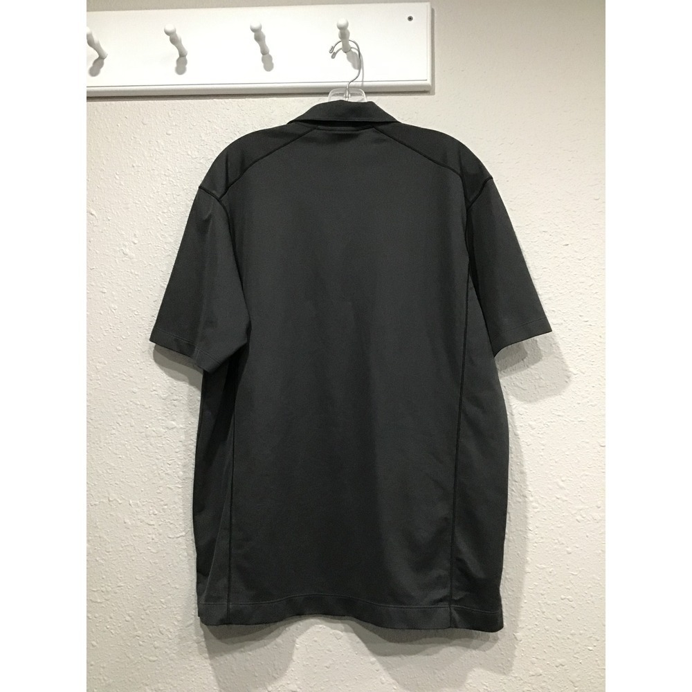 Nike Golf Dri-FIT Polo Men's L Charcoal Gray Athletic Performance Minimal Sporty - Picture 6 of 6